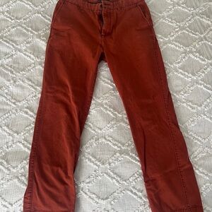 Roundtree & Yorke Red Chinos Bold and Eye-Catching